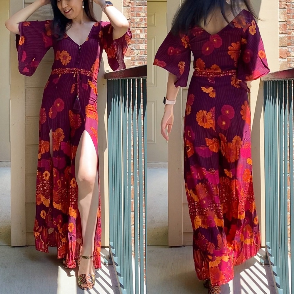 NWT Nine Lives Bazaar Bambi Jumpsuit in 'Voodoo'